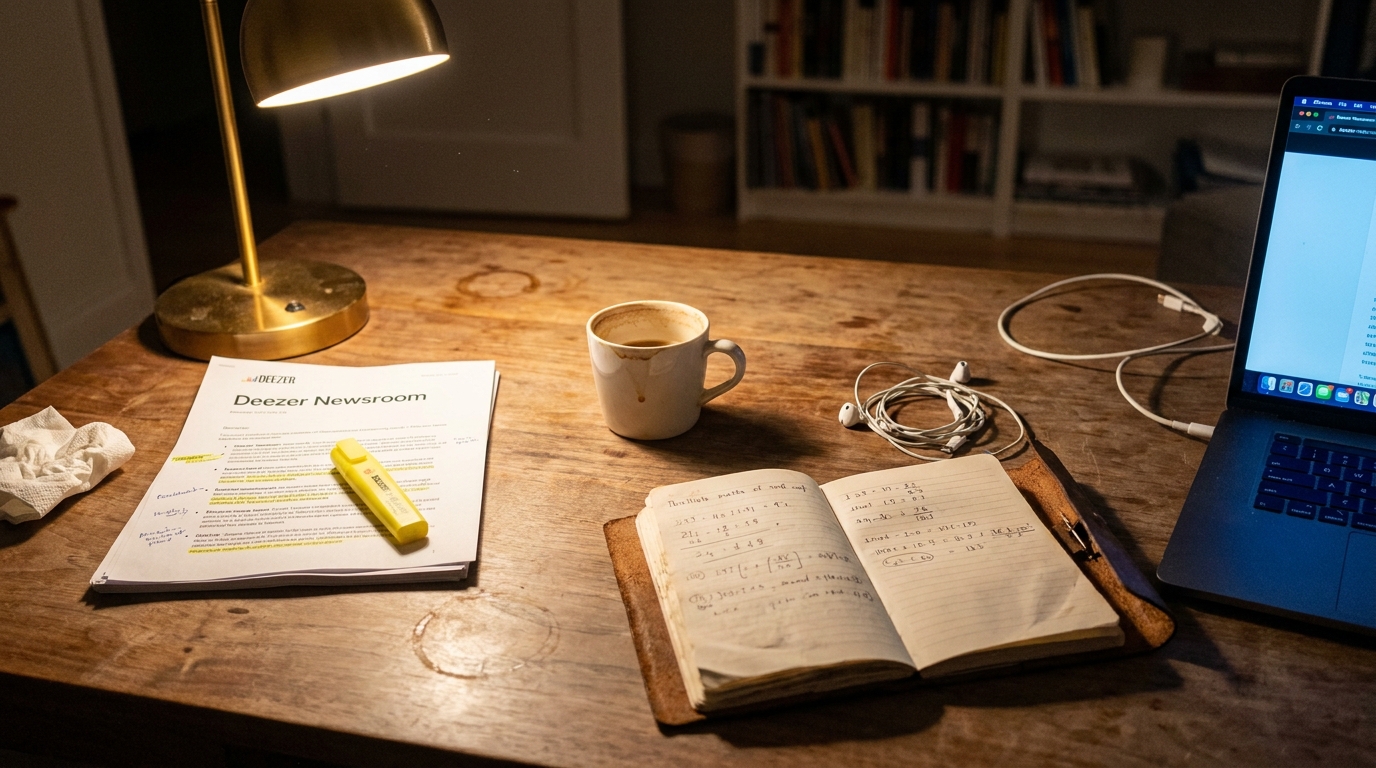 Editorial overhead shot of a vintage accountant's ledger with a magnifying glass over a column of payout figures, soft tungsten desk lamp light, muted teal and amber palette